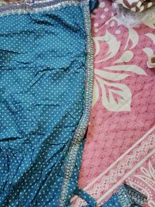 109.Beautiful Teal Nyra cut Kurti