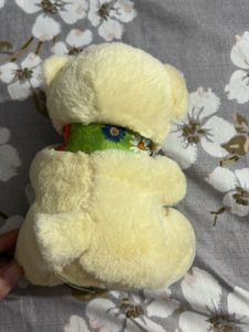 Cute Yellow Teddy Bear with Bow