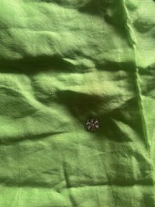 gotta Patti  Green Silk kurti