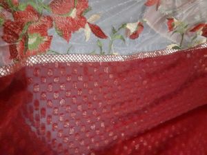 Designer Maroon Sares With Stiched 3/4blouse