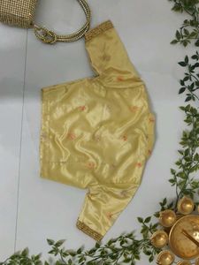 Elegant Gold Sequined Lehenga Choli Set