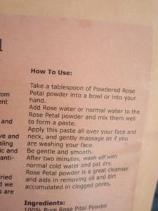 Rose Petal Powder