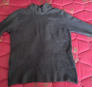 Ribbed Turtleneck Sweater