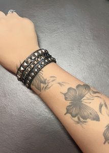 Edgy Gothic Studded Chain Bracelet