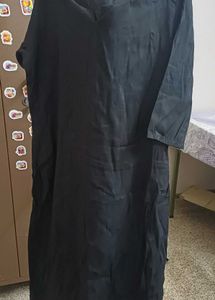 Classic Black Kurta
