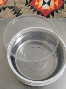 Cute Green Kids Tiffin Box(not used)