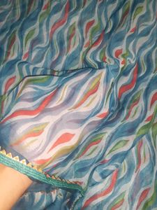 Bohemian Blue Ombre Scarf