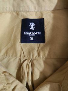 Men's Yellow Casual Shirt