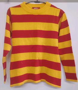 Striped Knit Sweater