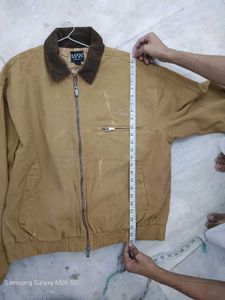 Men's Tan Bomber Jacket