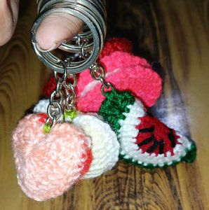 5 Handmade Crochet Keychains