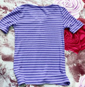 💜 PURPLE 💜 Striped Button-Up Top