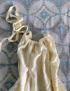 Cream Halter Top