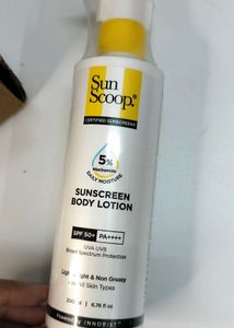 Sun Scoop Sunscreen Body Lotion SPF 50+