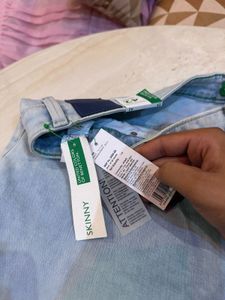 Light Wash Straight Leg Jeans