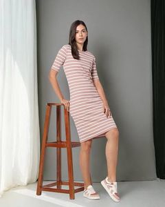 Striped Casual Fit Dress