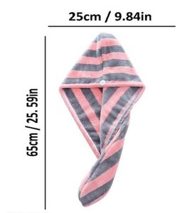 Microfiber Hair Towel Wrap,  Quick Dry SuperAbsorb