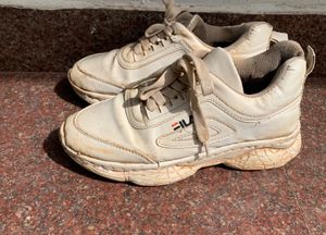 Fila White Athletic Shoes