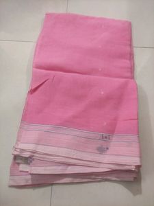 🥻Pink Cotton Saree