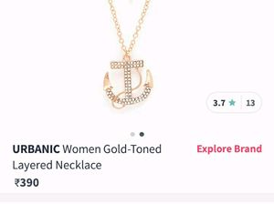 Urbanic Women Gold-Tonet Necklace