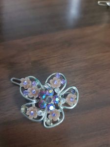 Stone Hair Clips