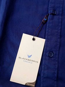 BLACKBERRYS Navy Blue Short Sleeve Shirt
