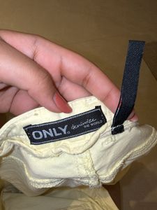 Yellow Cropped Trousers