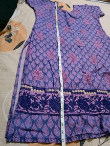Beautiful Purple Kurta Set