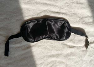 Unisex Satin Padded Sleep Mask w/ Velcro Strap