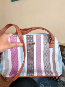 Stylish Striped Crossbody Bag