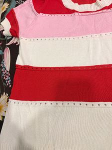 Striped Short Sleeve Top