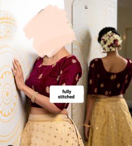 fully stitched skirt and top