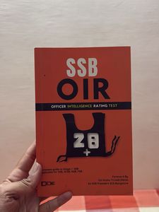SSB OIR Officer Intelligence Rating Test Book