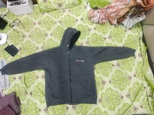 Men's Grey Zip-Up Hoodie