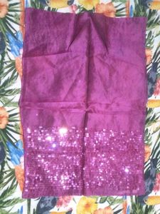 Purple Embellished Ethnic Top