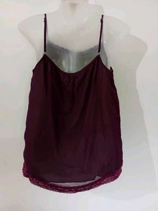 Lace Trim Cami Slip