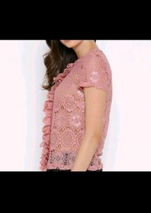 Pink Net Top Veromoda ✨✨✨🌸🌸🌸🌟
