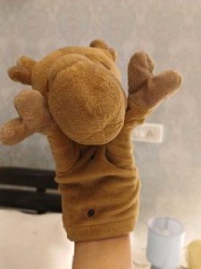 Cute Moose Hand Puppet
