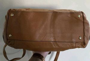 Michael Kors Brown Leather Tote Bag