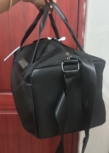 Louis Philippe Black Duffle Bag