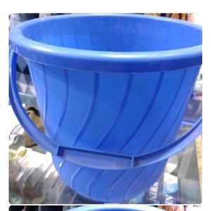 blue bucket
