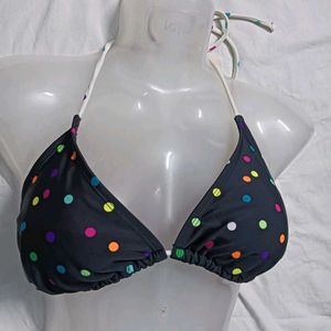 ⭐ Cute Polka Dot Bikini Top