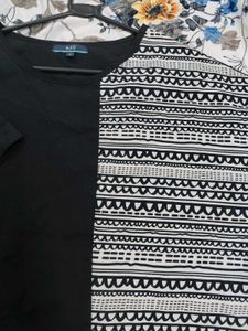 casual Black &amp; White top