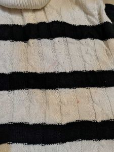Striped Turtleneck Sweater
