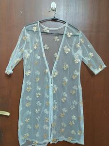 NET FABRIC DESIGNER SHRUG