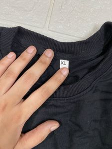 XL SIZE Pack of 5 Black Basic T-Shirts