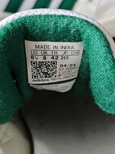 Adidas White Green Sneakers
