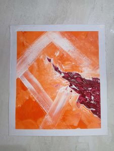 Abstract Textured Painting ( hand-painted)