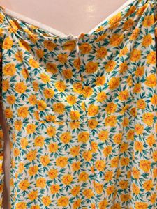 Chic Floral Print Midi Dress