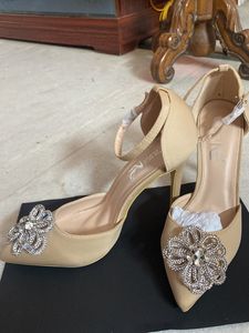 NUDE BEIGE Heels Size 38 &amp; 39 Available